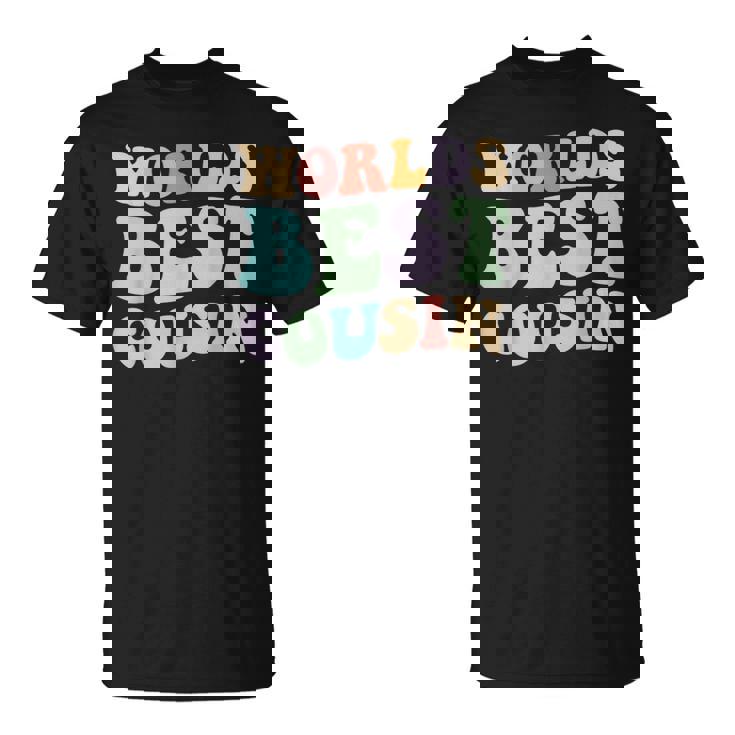 世界最高のいとこレトログラフィック – 楽しくカラフルないとこ Tシャツ