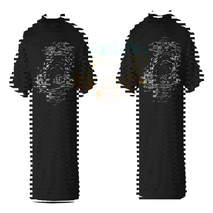 丸鋸ツール レトロ ヴィンテージ 職人 大工 Tシャツ