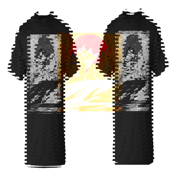 九尾の狐 日本のレトロアート Tシャツ