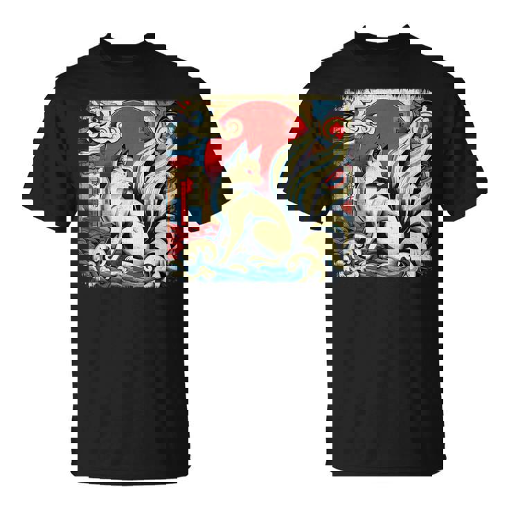 九尾狐 きつね Tシャツ