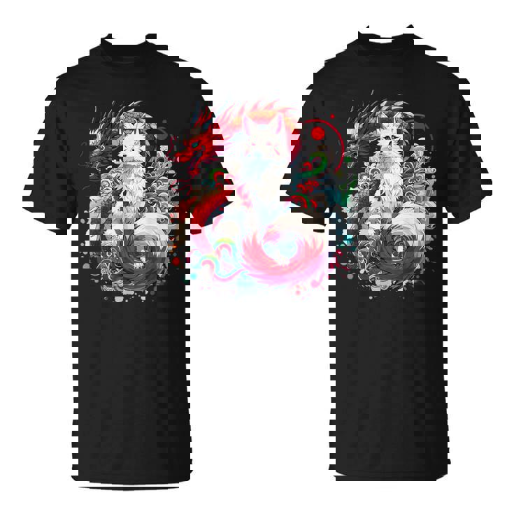 九尾狐 きつね竜 Tシャツ