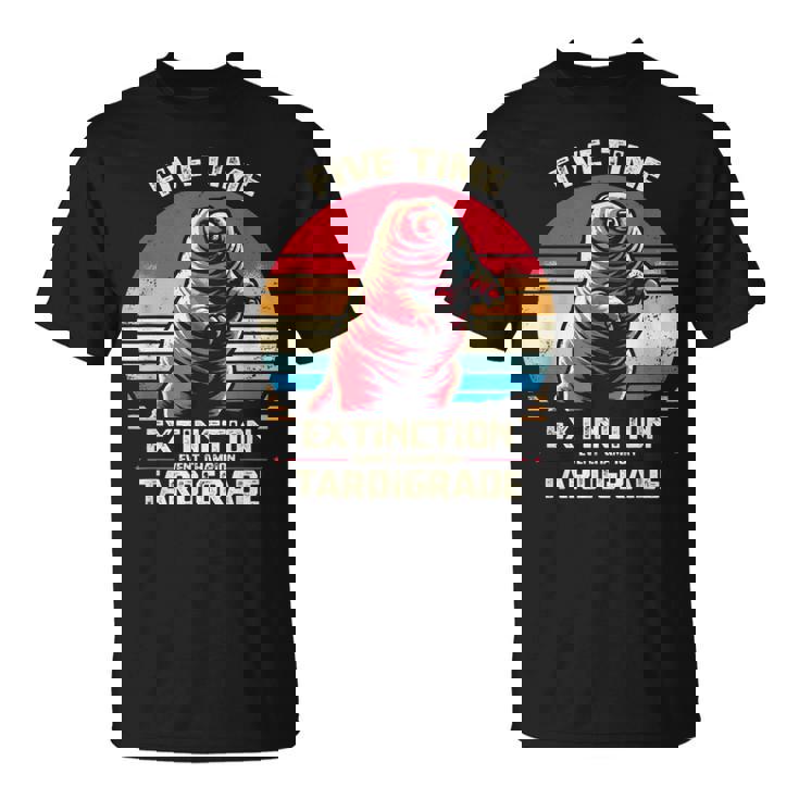 五度絶滅イベントチャンピオン クマムシ生物学者 Tシャツ