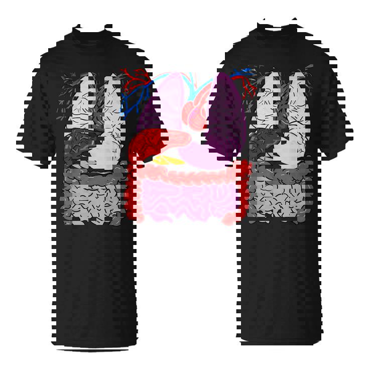 人体の解剖学 Tシャツ