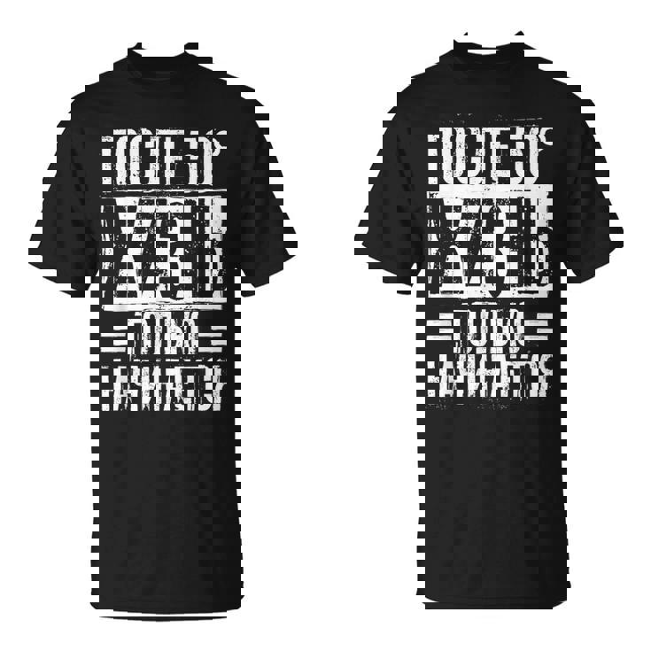 人生は50歳を過ぎてから始まる」ロシア語 ロシア人 Tシャツ