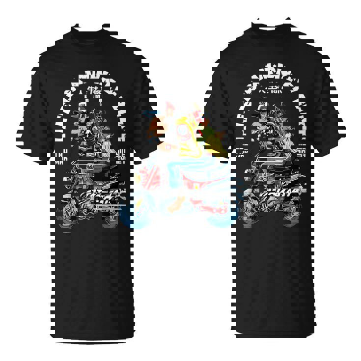 人生はモンキーバイク Tシャツ