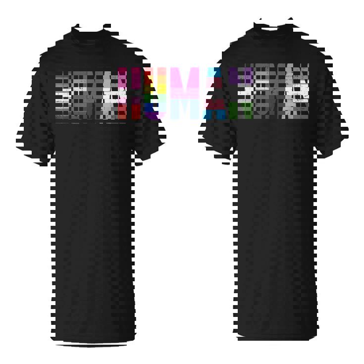 人間のlgbt レズビアン・ゲイ・バイセクシャル トランスジェンダー ジェンダークィア ギフト Tシャツ