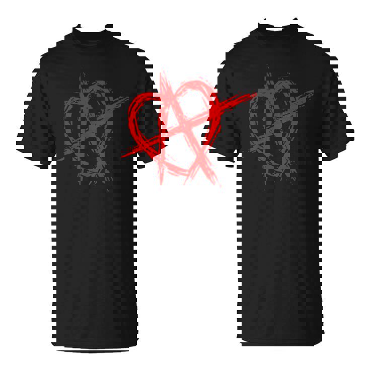 人間関係アナーキー シンボル・ロゴ Ra 恋愛関係アナーキー Tシャツ
