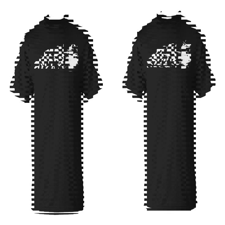 人類の進化 ネタ ジャズ ポップ バンド 音楽 ドラマー ドラム奏者 ミュージシャン おもしろ ドラム Tシャツ