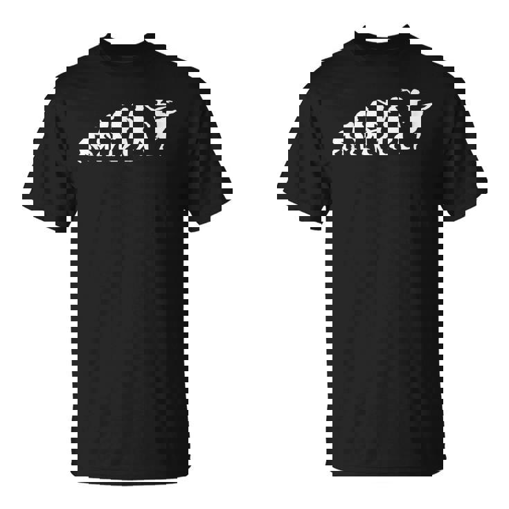 人類の進化 バレリーナ クラシックバレエ モダンバレエ 趣味 バレエ教室 バレエ音楽 エボリューション バレエ Tシャツ