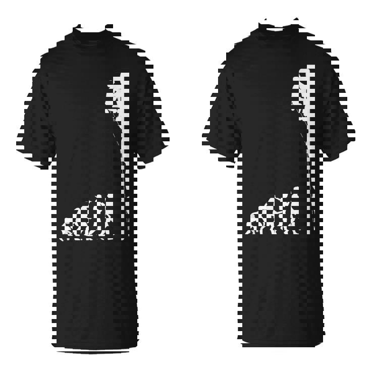 人類の進化 ロッククライミング エイドクライミング フリークライミング アルパインクライミング 登攀 登山 ボルダリング Tシャツ