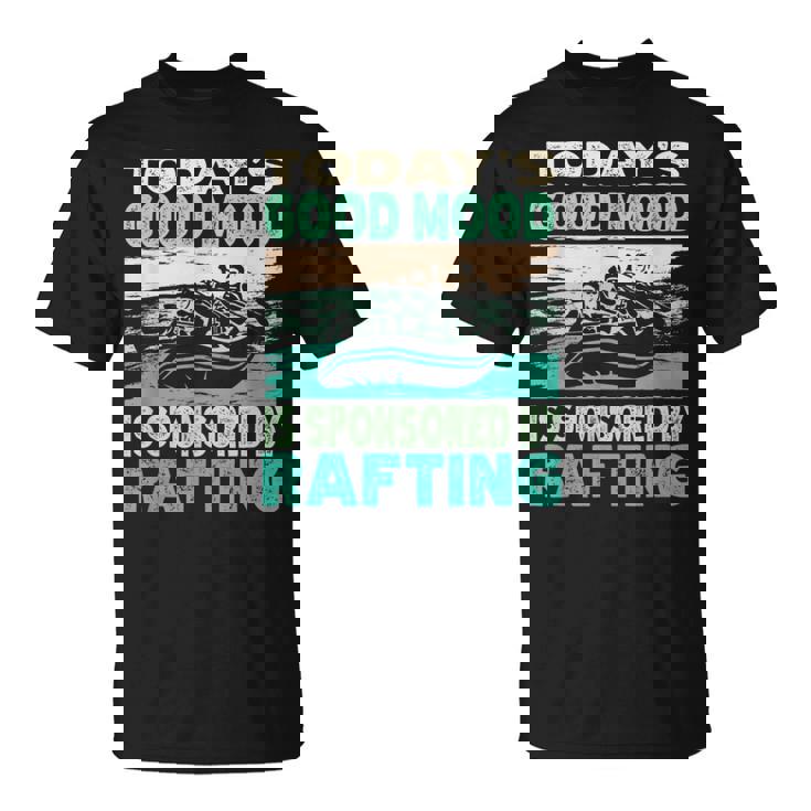 今日のいい気分はラフティングがスポンサー Tシャツ