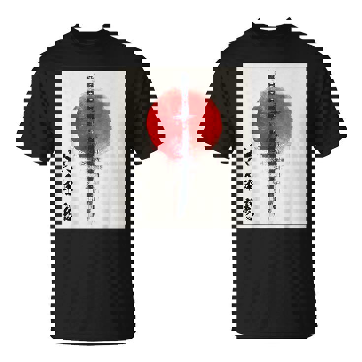 侍 日本魂 忍者 日本刀 Tシャツ