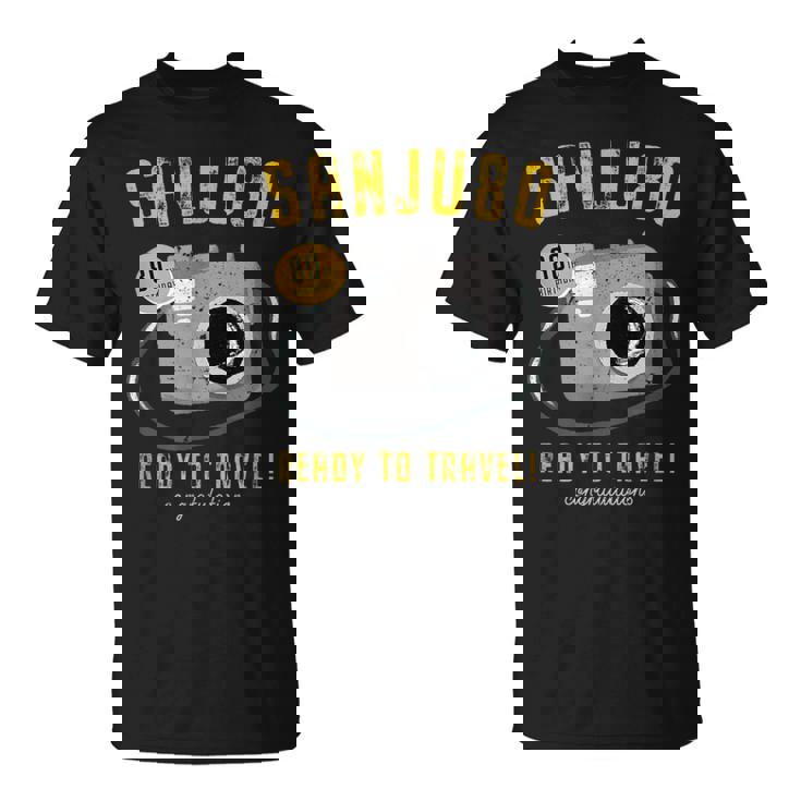 傘寿祝い 旅行好き 写真好き 撮影好き カメラ レトロ 父 母 男性 女性 80歳お祝い Ready To Travel Tシャツ