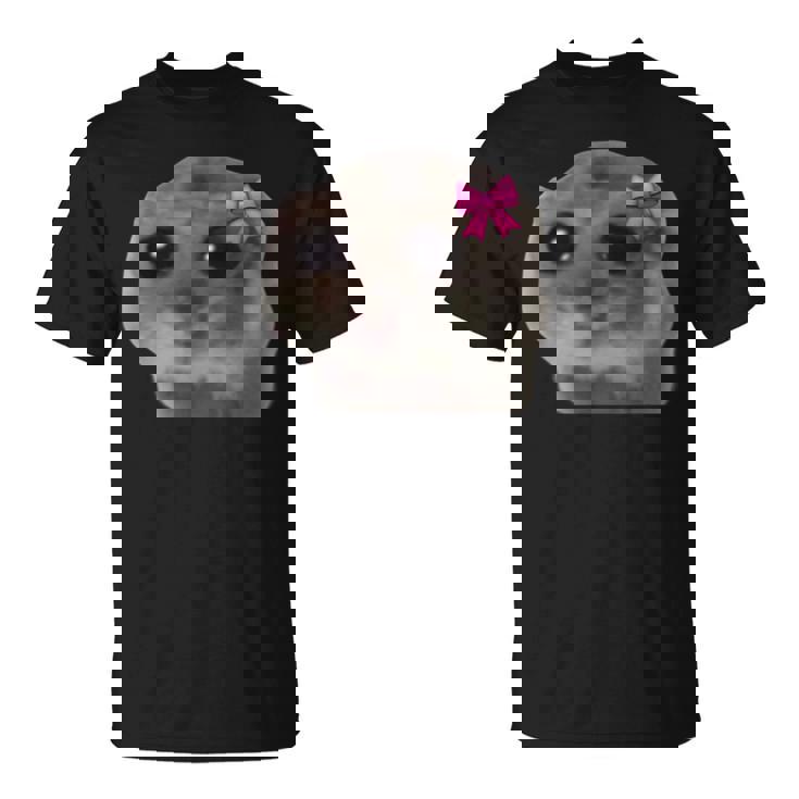 公式悲しいハムスターミーム Tシャツ