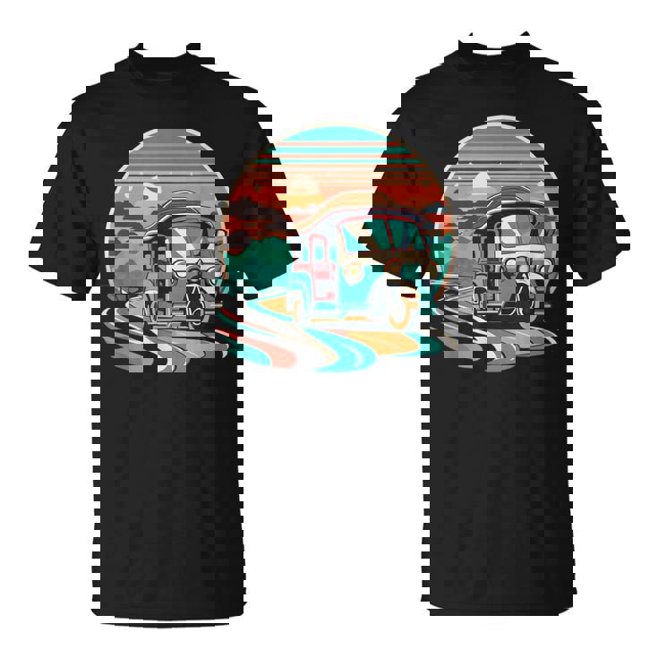 前景にアジアのトゥクトゥク Tシャツ