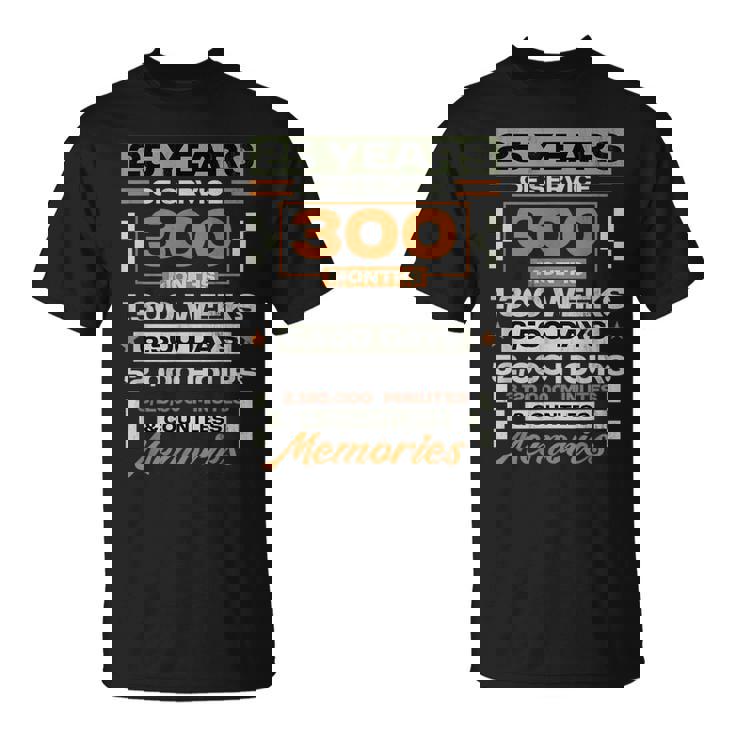 勤続25年 25周年 退職記念 Tシャツ