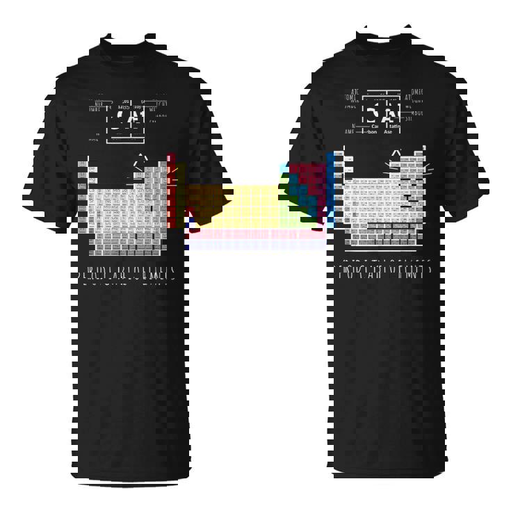 化学猫 元素周期表 Tシャツ