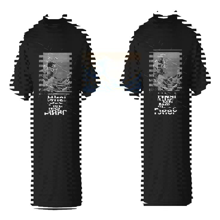 北斎とフィボナッチの黄金比 Tシャツ