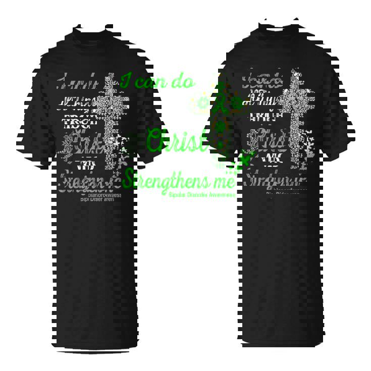 双極性障害啓発 双極性障害 戦士 キリスト Tシャツ