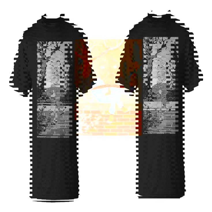 古典的なおとぎ話の保育園は壁にハンプティダンプティ土をライムズ Tシャツ