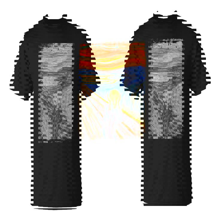 叫びの画家 ムンクの名画 Tシャツ