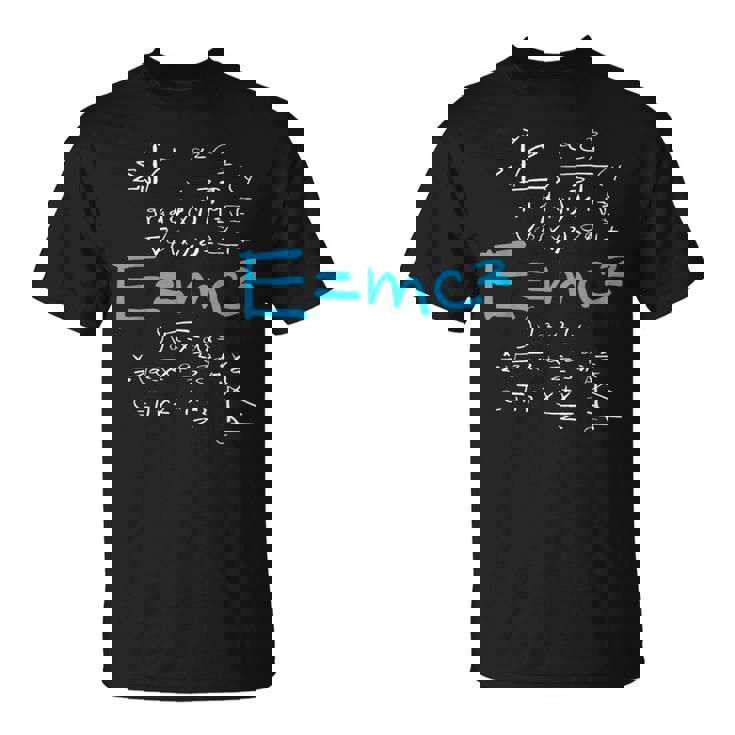 同等フォーミュラ EMc2 質量エネルギー Tシャツ