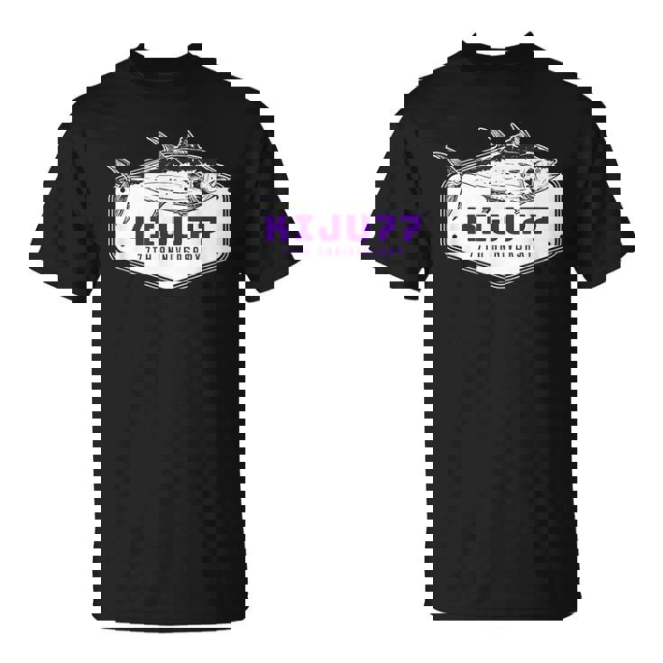 喜寿祝い 釣り好き お魚好き 男性 女性人気 父の日 77歳 誕生日 おしゃれ Tシャツ