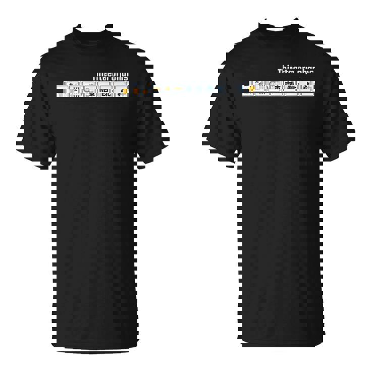 国士無双 コクシムソウ Thirn Orphans 英語 麻雀 牌 おもしろ かわいい 麻雀好き Tシャツ