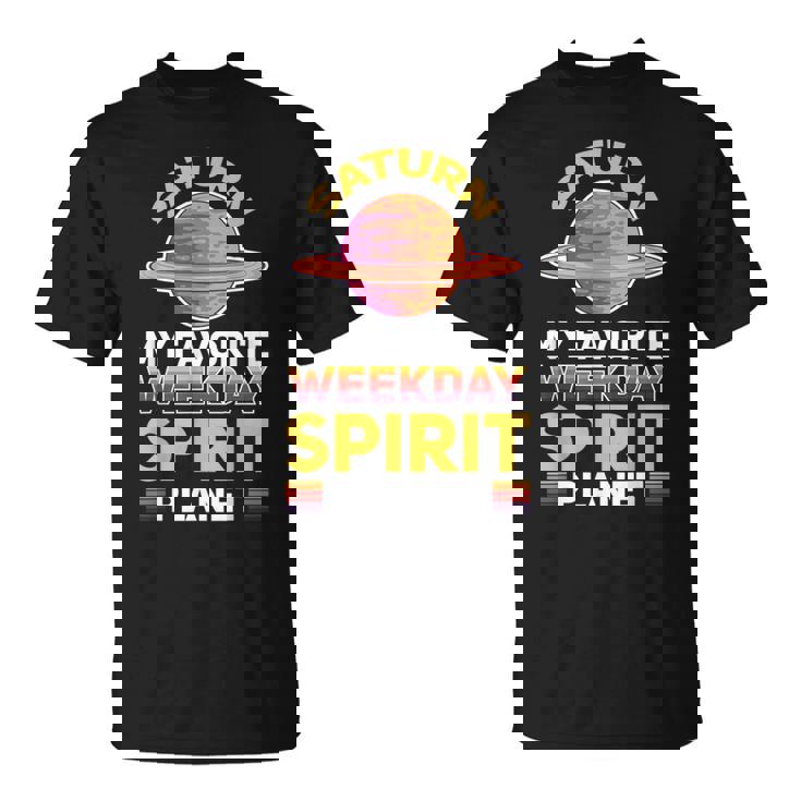 土星 惑星 土星の環 Weekday Tシャツ