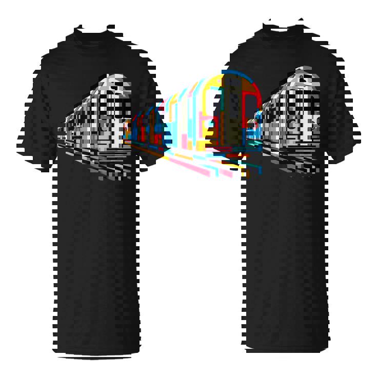 地下鉄 列車 地下鉄 機関車 鉄道愛好家 Tシャツ