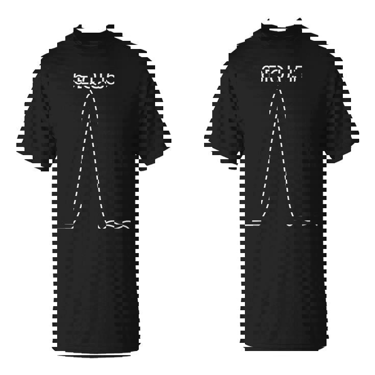 地球外ミステリー ミニマル ワオ シグナル Tシャツ