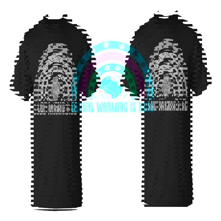 地球温暖化は本当の木の生態系と森の生態系 Tシャツ