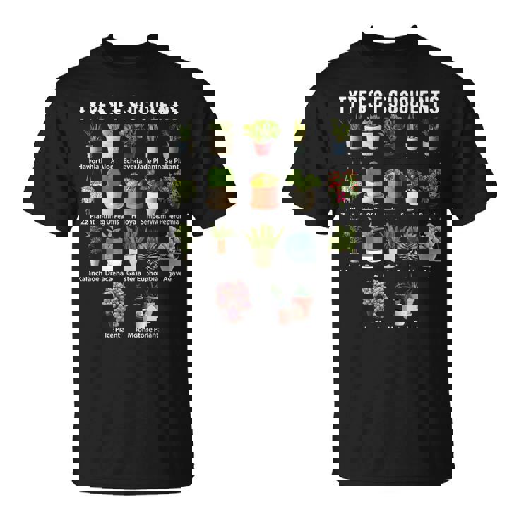 多肉植物の種類 シャツ 多肉植物 多肉植物 庭 Tシャツ