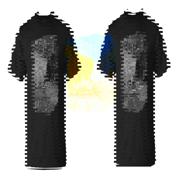 夜のカフェテラス ゴッホ Tシャツ