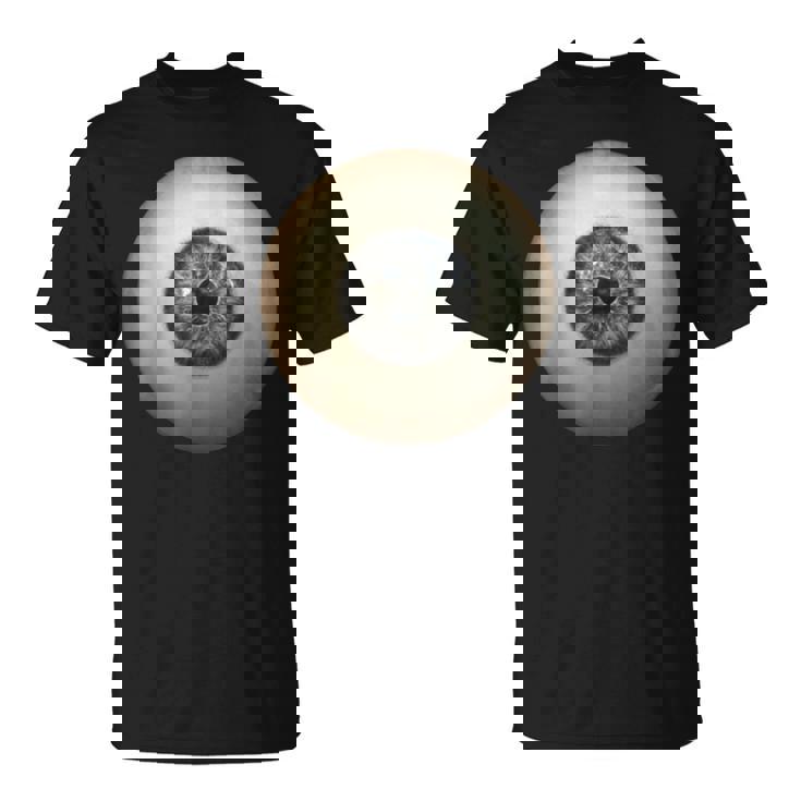 大きなグレー 目玉 不気味 面白い レイジー イージー ハロウィン コスチューム Tシャツ