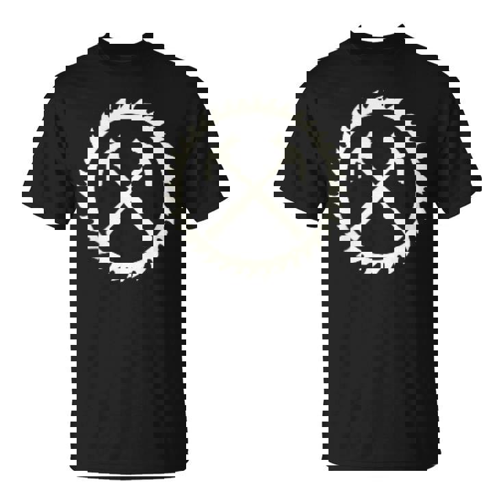 大工大工丸鋸ハンマー Tシャツ