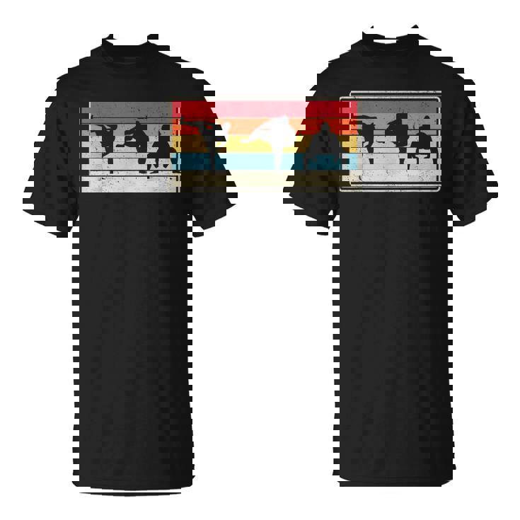 大相撲力士ポーズ相撲扇子 Tシャツ