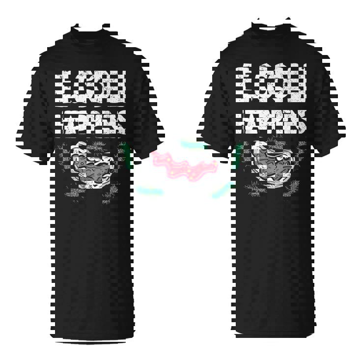 大腸菌で起こる細菌微生物学細菌学 Tシャツ