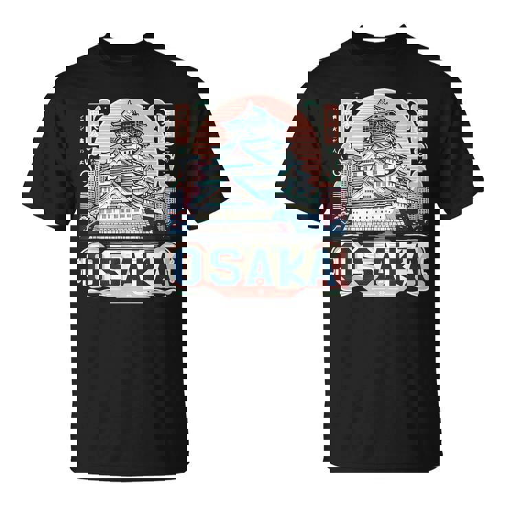 大阪市城 日本土産 Tシャツ