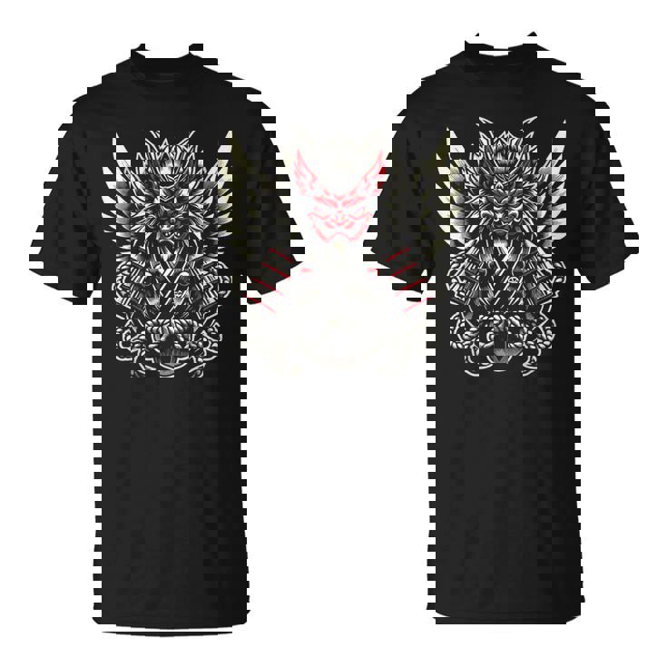 天狗のデザイン Tシャツ