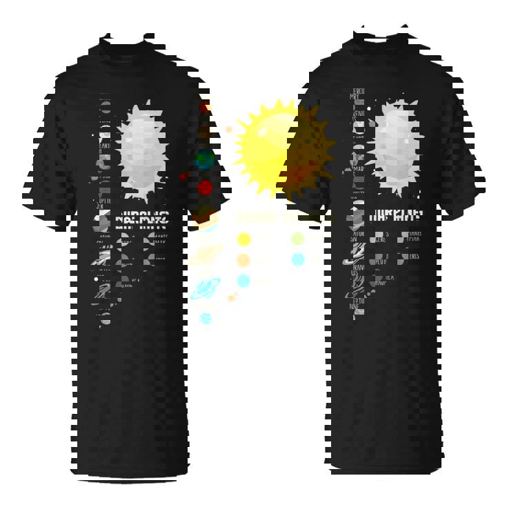 太陽系 I 宇宙 I 矮小惑星 I 惑星 Tシャツ