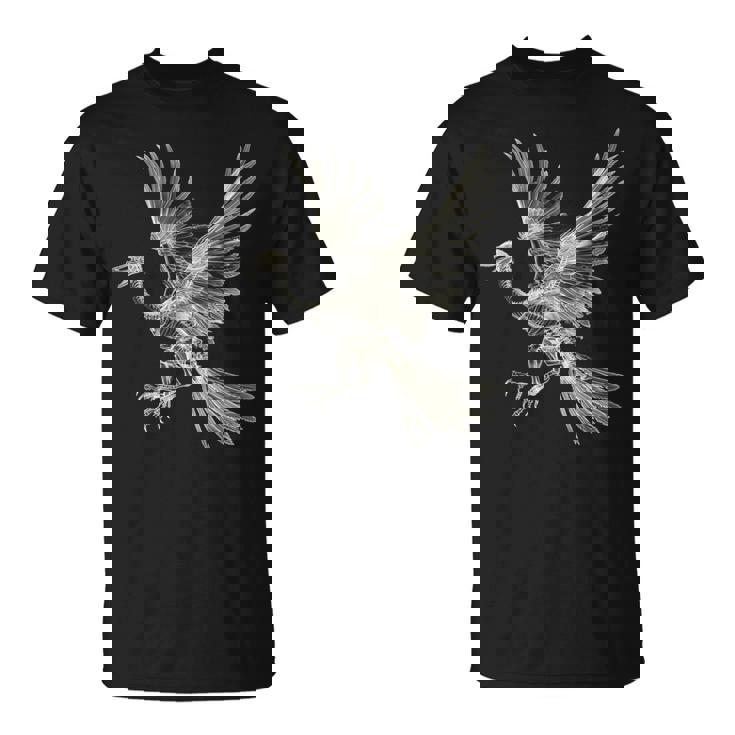 始祖鳥 恐竜 グラフィックアートワーク 始祖鳥 Tシャツ