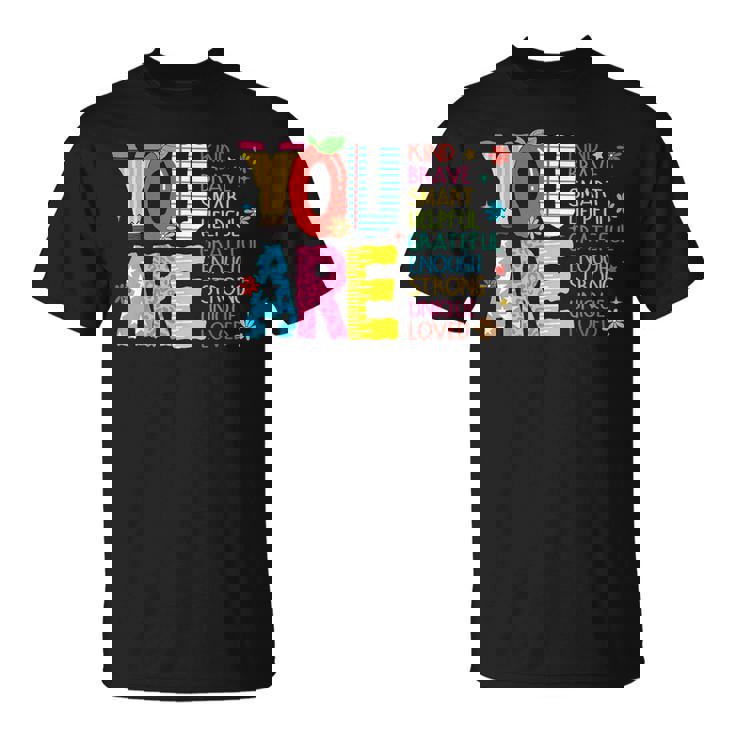 学校の初日に、あなたは素敵で、勇敢で、インスピレーションを与える先生です。 Tシャツ