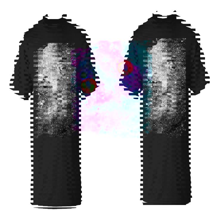 宇宙のかわいいアストロ宇宙猫 Tシャツ