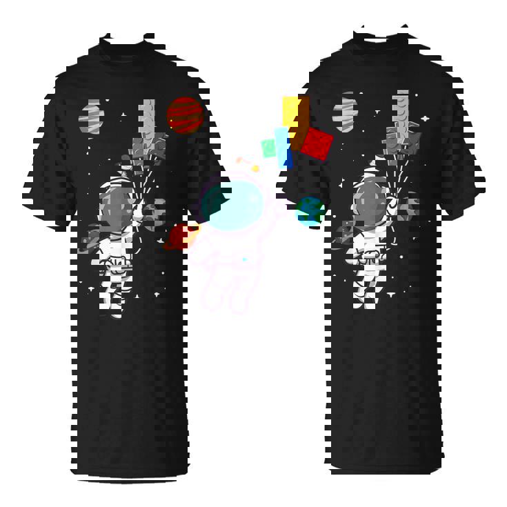 宇宙飛行士とレゴバルーンの冒険 Tシャツ
