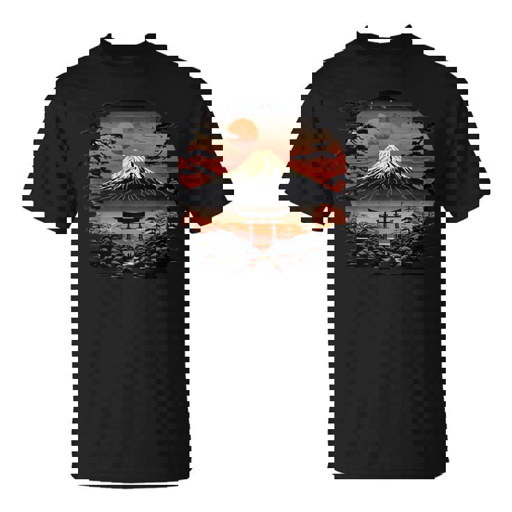 富士山アート Tシャツ