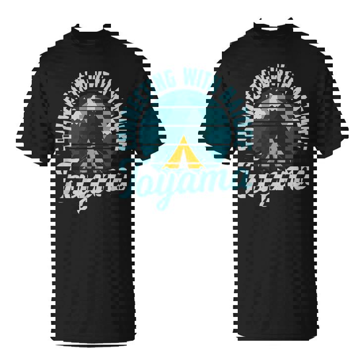 富山市日本自然とつながる 富山 お土産 扇子 Tシャツ