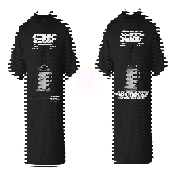 寝るマグカップ Tシャツ