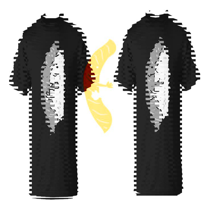 寿司ハギング サーモン キュート 和寿司 Tシャツ