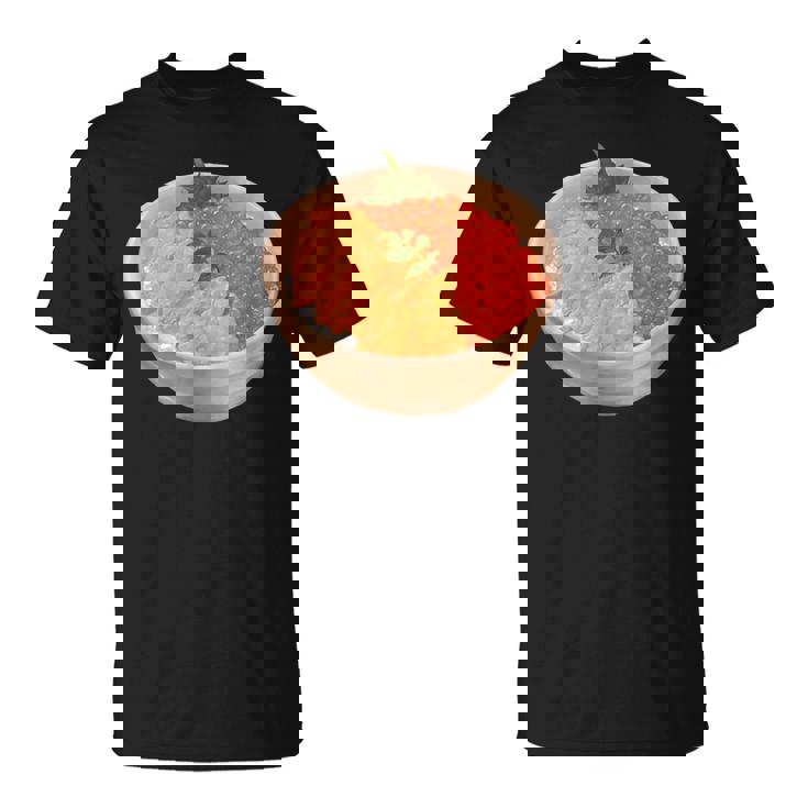 寿司ユニ いくらどんぶり 丼 和食 Tシャツ